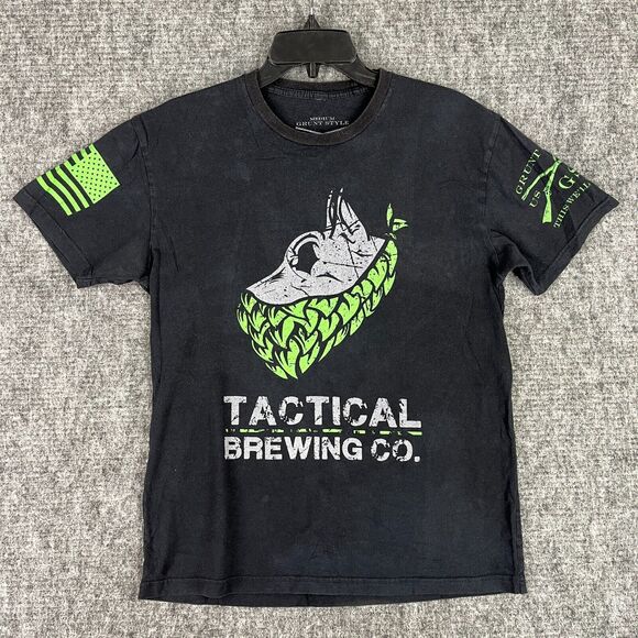 Tactical Brewing Shirt Mens M Black Orlando Florida Ale‎ Beer Festival Veteran - Picture 1 of 6